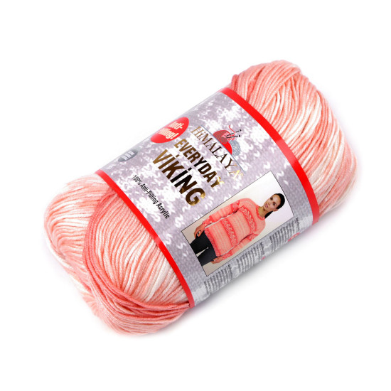Hilo para tejer everyday viking, estampado multicolor, 100 g - Beige (1 Pieza) Hilo para tejer everyday viking, estampado multicolor, 100 g - Beige (1 Pieza)