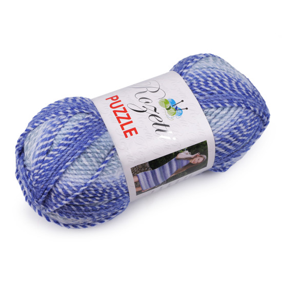 Pelote de laine rozetti puzzle, 200 g - Poudre (3 Pièces)