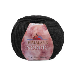 Knitting yarn himalaya nordic 50 g - Black (1 Piece)