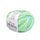 Pelote de laine jeans soft color, 50 g - Multicolore (10 Pièces) Pelote de laine jeans soft color, 50 g - Multicolore (10 Pièces)