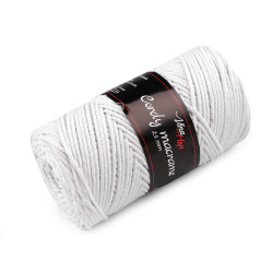Kötőfonal cordy macrame 250 g - Természetes fehér (1 Darab)
