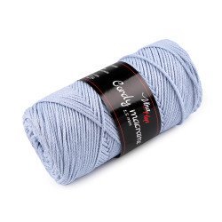 Knitting yarn cordy macrame 250 g - Blue ice (1 Piece)