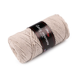 Knitting yarn cordy macrame 250 g - Burlap (1 Piece)