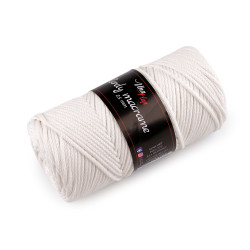 Kötőfonal cordy macrame 250 g - Tejfehér (1 Darab)