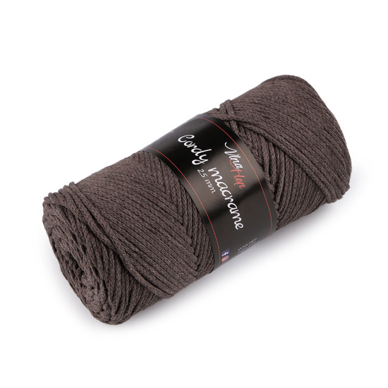 Kötőfonal cordy macrame 250 g - Kávészín (1 Darab) Kötőfonal cordy macrame 250 g - Kávészín (1 Darab)