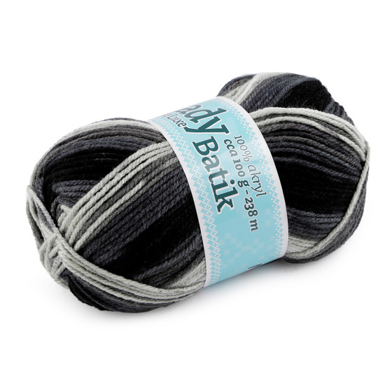 Pelote de laine lady batik de luxe, 100 g - Vert (5 Pièces) Pelote de laine lady batik de luxe, 100 g - Vert (5 Pièces)