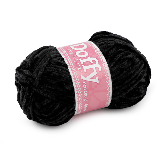 Chenille knitting yarn doffy 100 g - Lightgrey (1 Piece) Chenille knitting yarn doffy 100 g - Lightgrey (1 Piece)
