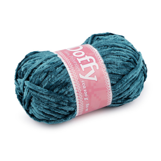 Chenille knitting yarn doffy 100 g - Lightgrey (1 Piece) Chenille knitting yarn doffy 100 g - Lightgrey (1 Piece)
