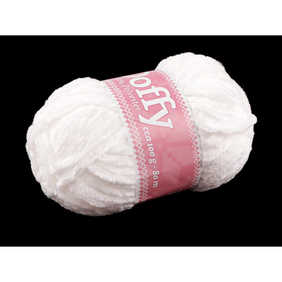 Chenille knitting yarn doffy 100 g - Lightgrey (1 Piece) Chenille knitting yarn doffy 100 g - Lightgrey (1 Piece)