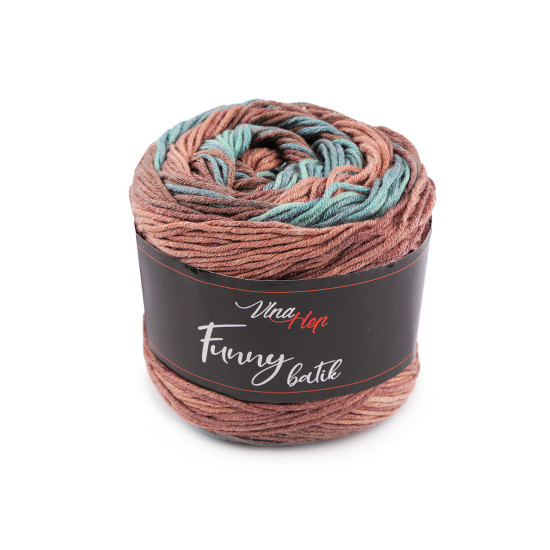 Funny batik knitting yarn 100 g - Lightbeige (1 Piece) Funny batik knitting yarn 100 g - Lightbeige (1 Piece)