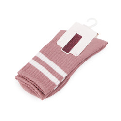 Skarpetki bawełniane unisex - Stary róż jasny (1 Para)