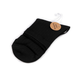 Skarpetki bawełniane unisex - Czarny (1 Para)