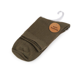 Skarpetki bawełniane unisex - Khaki (1 Para)