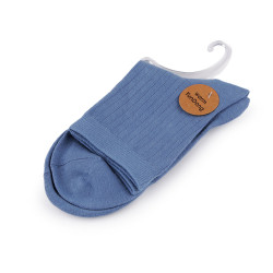 Skarpetki bawełniane unisex - Niebieskiwrzos (1 Para)