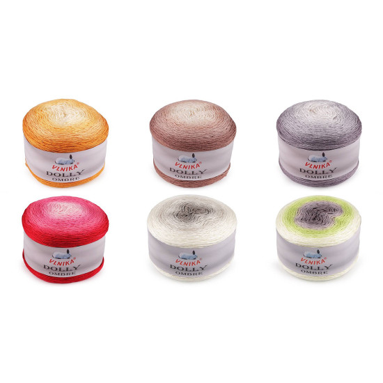Hilo de tricotar, dolly ombre 250 g - Amarillo más claro (1 Pieza) Hilo de tricotar, dolly ombre 250 g - Amarillo más claro (1 Pieza)