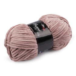Chenille knitting yarn happy baby 100 g - Darkbeige (1 Piece)