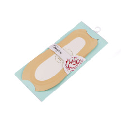 Women's invisible ballerina sneaker socks with non-slip silicone - Nude (1 Pair)