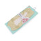 Chaussettes ballerines pour fille en dentelle avec antidérapant - Beige clair (12 Paires)