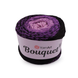 Bavlnená pletacia priadza bouquet 250 g - Čierna (1 Kus)
