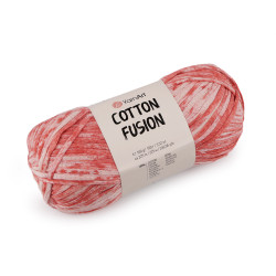 Cotton knitting yarn cotton fusion 100 g - Pink coral (1 Piece)