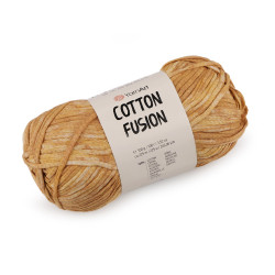 Cotton knitting yarn cotton fusion 100 g - Beige camel (1 Piece)