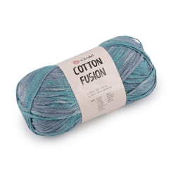 Cotton knitting yarn cotton fusion 100 g - Jeans blue (1 Piece)