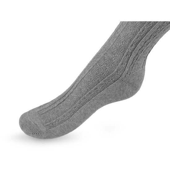 Ciorapi înalți de damă din bumbac cu model - Vișiniu (5 Perechi) Ciorapi înalți de damă din bumbac cu model - Vișiniu (5 Perechi)