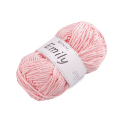 Chenille knitting yarn emily 100 g - Pale pink (1 Piece)