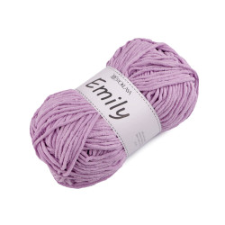 Chenille knitting yarn emily 100 g - Light violet (1 Piece)