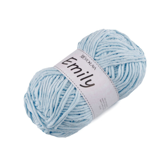 Chenille-strickgarn emily, 100 g - Hell-grau (1 Stück) Chenille-strickgarn emily, 100 g - Hell-grau (1 Stück)