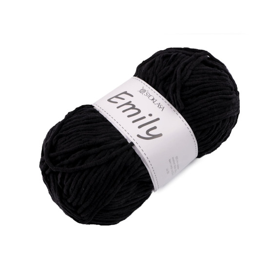 Chenille-strickgarn emily, 100 g - Hell-grau (1 Stück) Chenille-strickgarn emily, 100 g - Hell-grau (1 Stück)