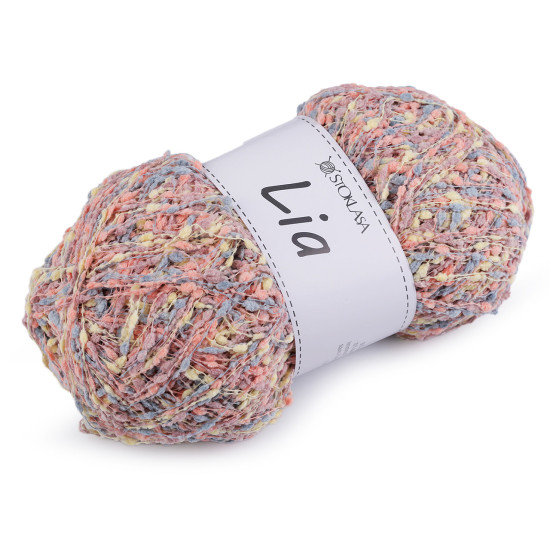 Włóczka z nopkami lia 100 g - Stary róż (1 Sztuka) Włóczka z nopkami lia 100 g - Stary róż (1 Sztuka)