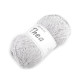Chenille knitting yarn with lurex thea 100 g - Lightgrey (1 Piece) Chenille knitting yarn with lurex thea 100 g - Lightgrey (1 Piece)