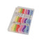 Cotton embroidery yarn, mouline type, set 36 pcs/8 m - Light mix (108 Pieces)