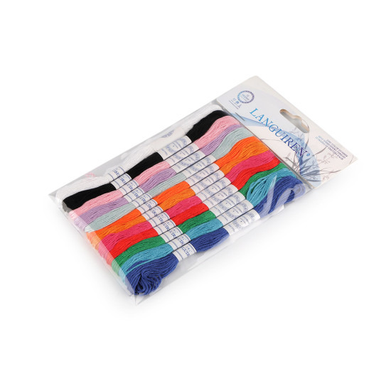 Embroidery yarn mouline type, set 12 pcs/8 m - Mix (12 Pieces) Embroidery yarn mouline type, set 12 pcs/8 m - Mix (12 Pieces)