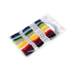 Nici do haftowania typ mouline komplet 12 szt./8 m - Mix (12 Sztuki)