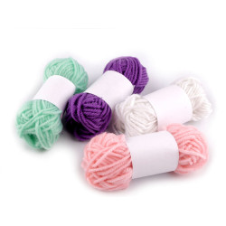 Assortiment créatif de pelotes de laine, 10 g - Mélange (4 Pièces)