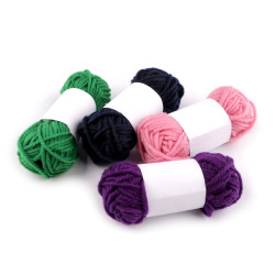 Assortiment créatif de pelotes de laine, 10 g - Mélange (4 Pièces)