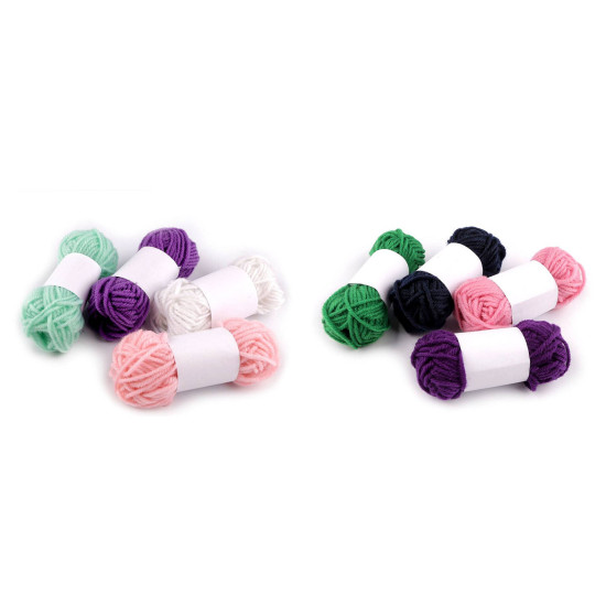 Assortiment créatif de pelotes de laine, 10 g - Mélange (4 Pièces) Assortiment créatif de pelotes de laine, 10 g - Mélange (4 Pièces)