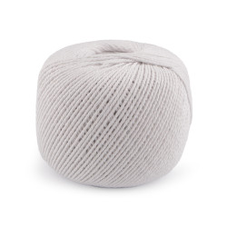 Włóczka bawełniana macrame ø2 mm do rozczesania - Naturalny biały (1 Sztuka)