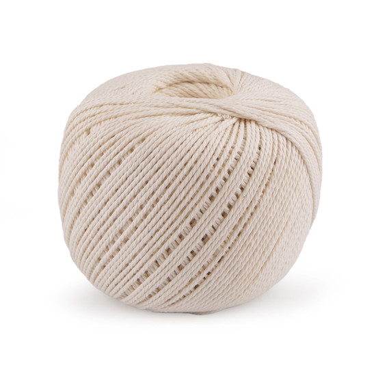 Włóczka bawełniana macrame ø2 mm do rozczesania - Zielony (1 Sztuka) Włóczka bawełniana macrame ø2 mm do rozczesania - Zielony (1 Sztuka)