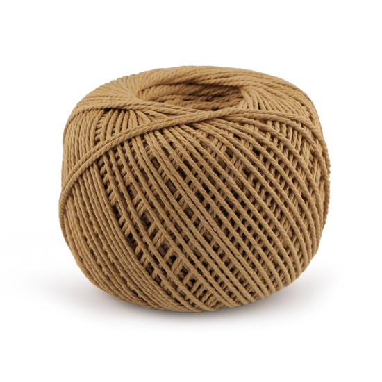 Włóczka bawełniana macrame ø2 mm do rozczesania - Zielony (1 Sztuka) Włóczka bawełniana macrame ø2 mm do rozczesania - Zielony (1 Sztuka)