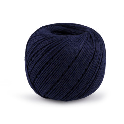 Włóczka bawełniana macrame ø2 mm do rozczesania - Granatowy (1 Sztuka)