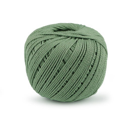Włóczka bawełniana macrame ø2 mm do rozczesania - Zielony pastelow (1 Sztuka)