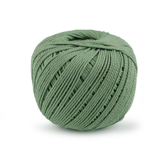 Włóczka bawełniana macrame ø2 mm do rozczesania - Zielony (1 Sztuka) Włóczka bawełniana macrame ø2 mm do rozczesania - Zielony (1 Sztuka)