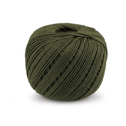 Włóczka bawełniana macrame ø2 mm do rozczesania - Zielony (1 Sztuka)