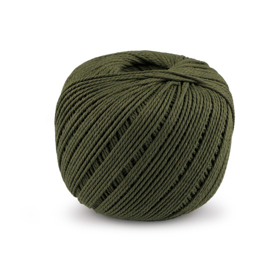 Włóczka bawełniana macrame ø2 mm do rozczesania - Zielony (1 Sztuka) Włóczka bawełniana macrame ø2 mm do rozczesania - Zielony (1 Sztuka)