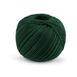 Włóczka bawełniana macrame ø2 mm do rozczesania - Zielony ciemny (1 Sztuka)