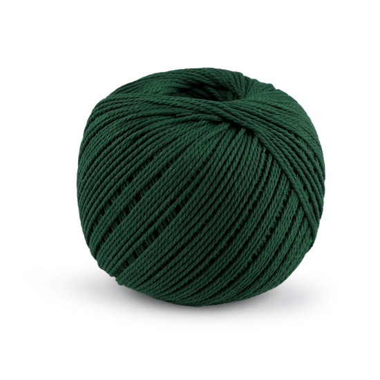 Włóczka bawełniana macrame ø2 mm do rozczesania - Zielony (1 Sztuka) Włóczka bawełniana macrame ø2 mm do rozczesania - Zielony (1 Sztuka)