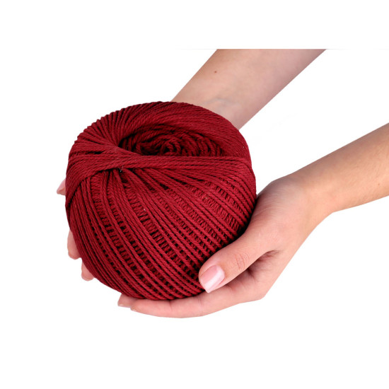 Włóczka bawełniana macrame ø2 mm do rozczesania - Zielony (1 Sztuka) Włóczka bawełniana macrame ø2 mm do rozczesania - Zielony (1 Sztuka)